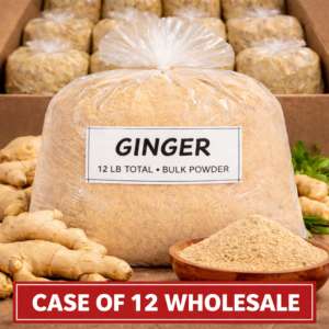 GINGER ROOT POWDER – 12 LB (WHOLESALE CASE)