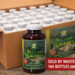 DNA Lamb Placenta – 100% Natural Dietary Supplement 140 Capsules