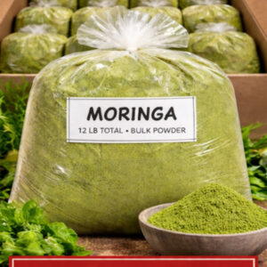 MORINGA LEAF POWDER – 12 LB (WHOLESALE CASE)